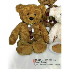Teddy Freddy gold / creme/ dunkelbraun
